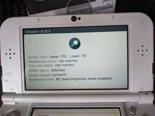 New Nintendo 3DS XL / LL White - Top IPS