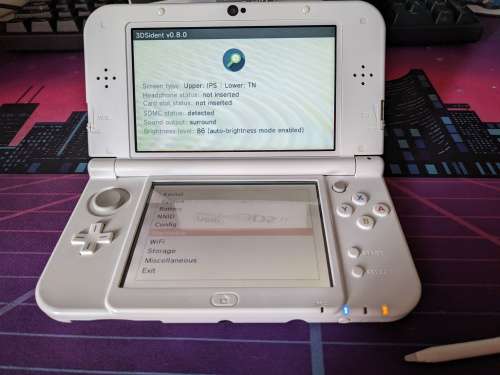 New Nintendo 3DS XL / LL White - Top IPS