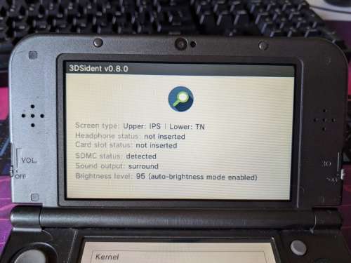New Nintendo 3DS XL/LL Metallic Black Top IPS