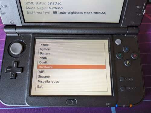 New Nintendo 3DS XL/LL Metallic Black Top IPS