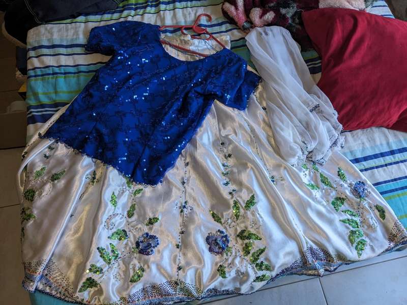 Handmade Blue Punjabi
