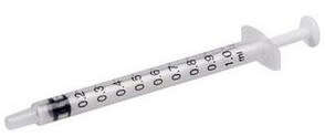 1ml Luer Slip Disposable Syringe - Box of 100
