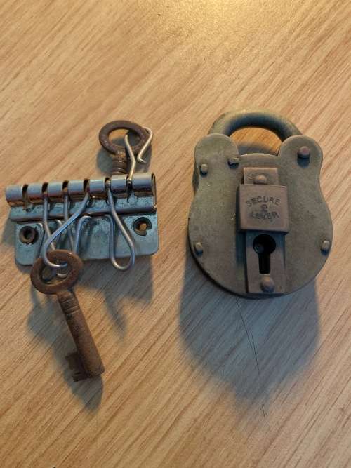 Brass padlock