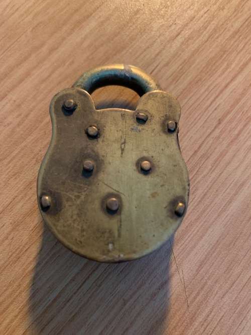 Brass padlock