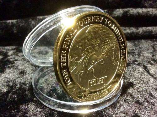 {X-MAS Special} 1x 24KT Gold Plated The Hobbit Coin