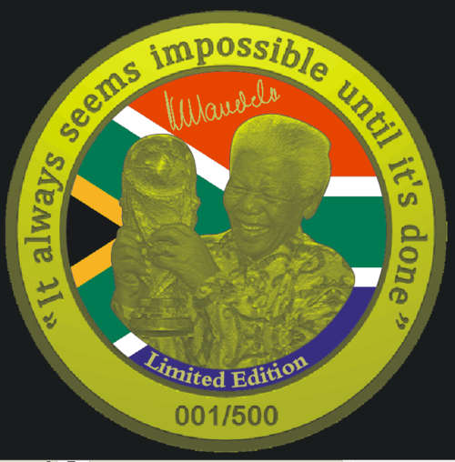 NEW LTD EDITION NELSON MANDELA COIN - PRE RELEASE - 500 ONLY!!