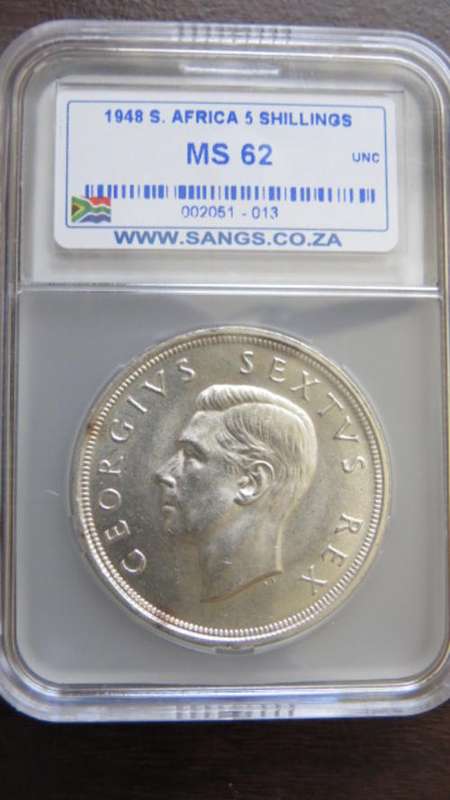 STUNNING UNION 1948 CROWN GRADED MS62