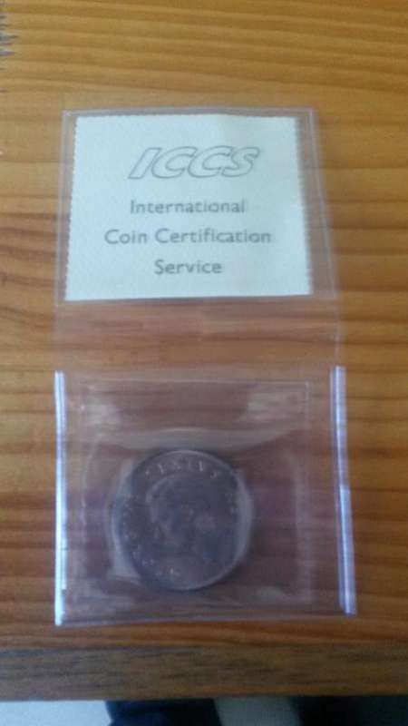 WOW ! 1949 UNION PENNY GRADED MS 64 RED!! ICCS GRADED! B.UNC COIN