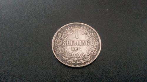 Stunning 1894 Zar Shilling nice details!