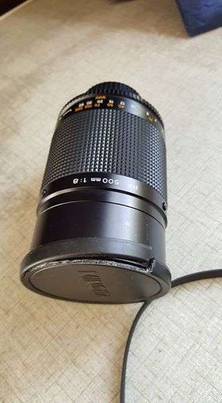 Vintage Minolta XE-1 35mm SLR with five lenses