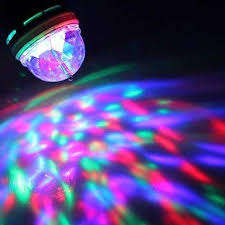 LED (disco) bulb (spins) fits all houshold fittings