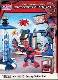 SPIDERMAN OSCORP SPIDER LAB building blocks 183pcs