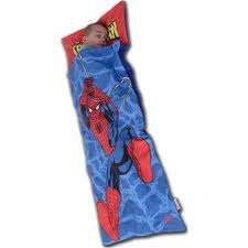 spider man snuggle sac (fleece sleeping bag) PERFECT FOR camping and sleepovers