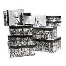 marilyn monroe storage boxes ( printed in colour)