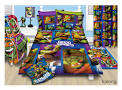 teenage mutant hero turtles 3/4 bedding combo set standard pillow+character pillow