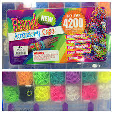 4200 loombands s-clips charms in a case** 2 sets on auction**