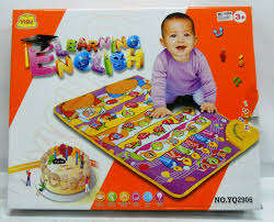 learn english baby abc playmat lights and sound