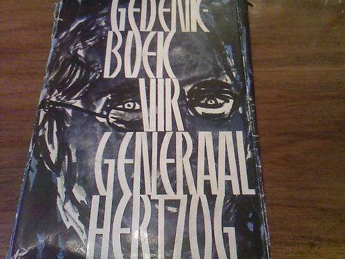 GEDENKBOEK VIR GENERAAL HERTZOG