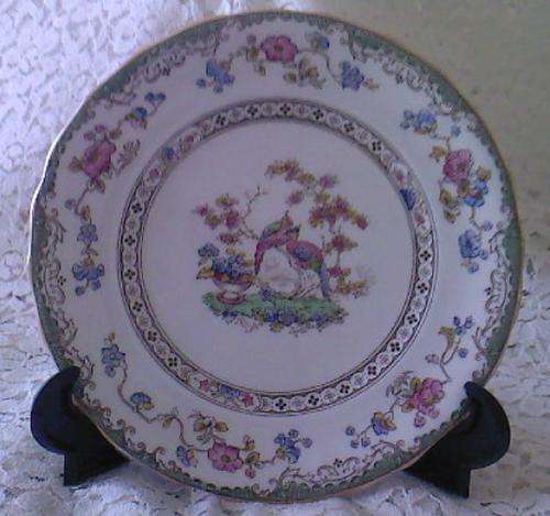EXQUISITE SPODE SIDEPLATE IN EDEN PATTERN