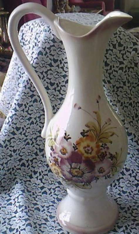 VERY LARGE FLORAL JUG