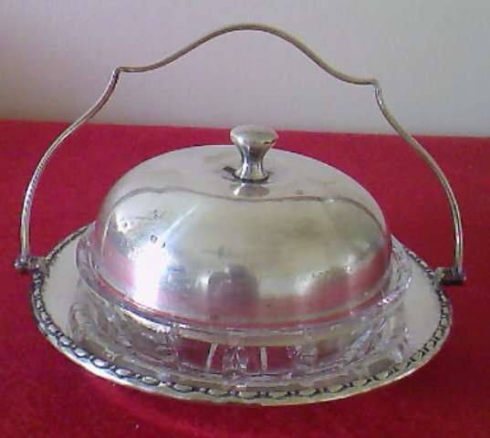 3-PC BUTTER DISH (ENGLAND)