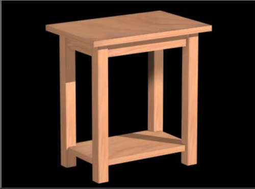 Bedside Table WOODWORK PLAN eBook  * NO SHIPPING FEE* Furniture