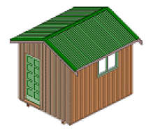 Woodwork Plan GARDEN STORAGE SHED  8x10 ft **NO SHIPPING FEE** Carpentry, Home Design eBook