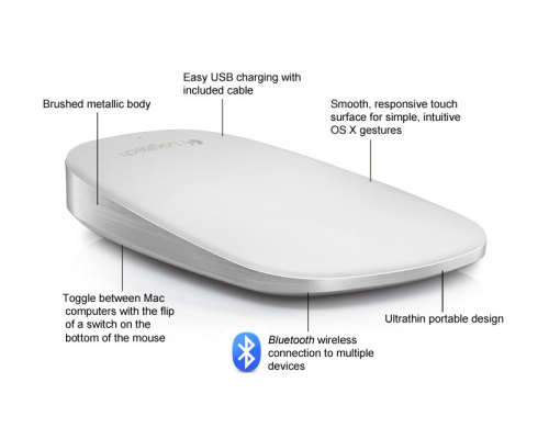 Logitech ultrathin t631 Touch Mouse (For Mac)