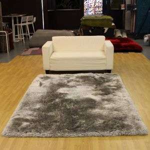 SILVER Plush Shaggy 2,00m x 2,90m