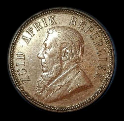 1893 ZAR Kruger Bronze Penny (1p)