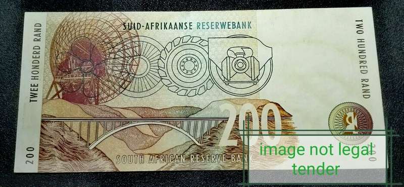 Two Hundred Rands R200 Mboweni First Issue