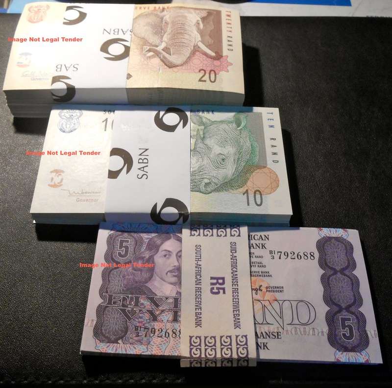 South African Bundle Bricks Banknote UNC Collection