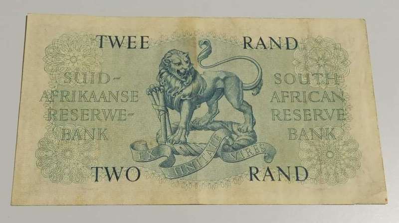 1962 Twee Rand Rissik Afrikaans over English