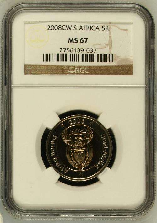 2008 CoinWorld(CW) OomPaul MintMark 5R NGC MS67
