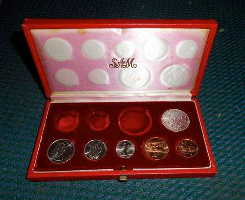 1966 Incomplete Proof Set in RED Long proof box *No Gold,No Rand* #$*CrazyWednesday*$#