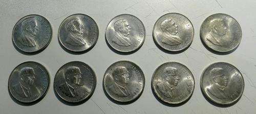 10x Silver 1 Rand Hoard Uncirculated in original packaging