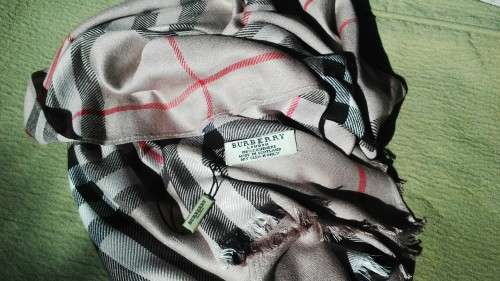 Burberry shawl/scarf -- made in Scotland
