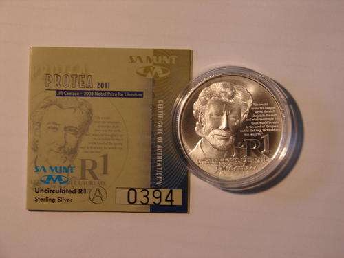 2011 Coetzee overstamp R1 Unc
