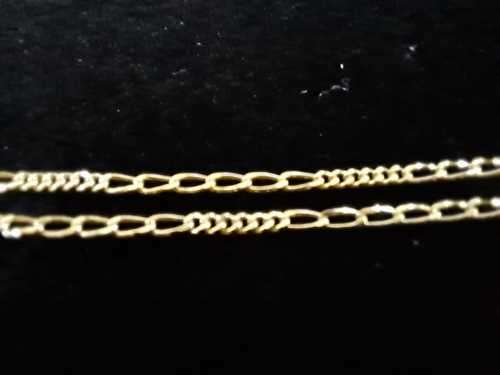 9ct Yellow Gold Figaro Bracelet