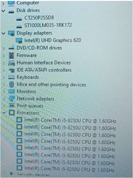 Lenovo V130-15IKB | 8th Gen i5-8250U | 8GB RAM | 250GB m.2 SD | 1TB HDD | 15` HD Display