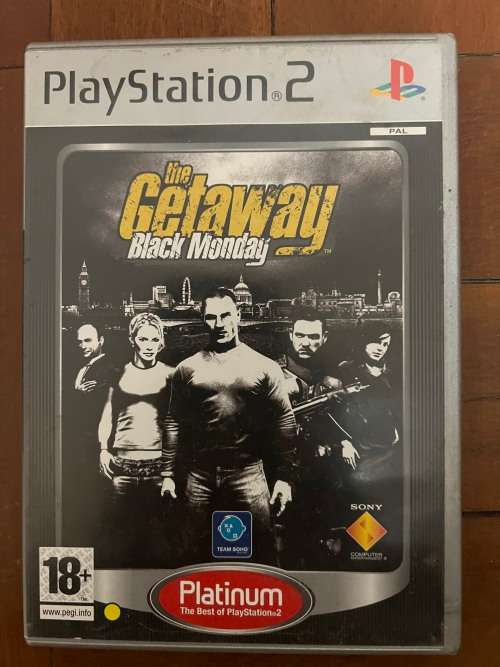 PlayStation 2 Game - The Getaway Black Monday - Platinum - CIB