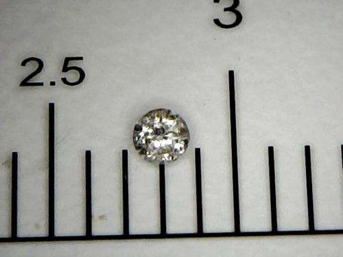 Natural Diamond - 1.75 point ( 1.6mm ) Brilliant Cut, Colour I, Clarity I1