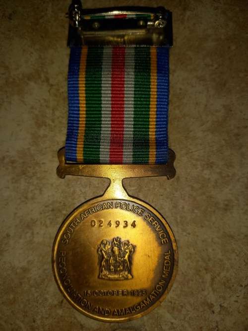 SAPS 25 YEARS SERVICE MEDAL