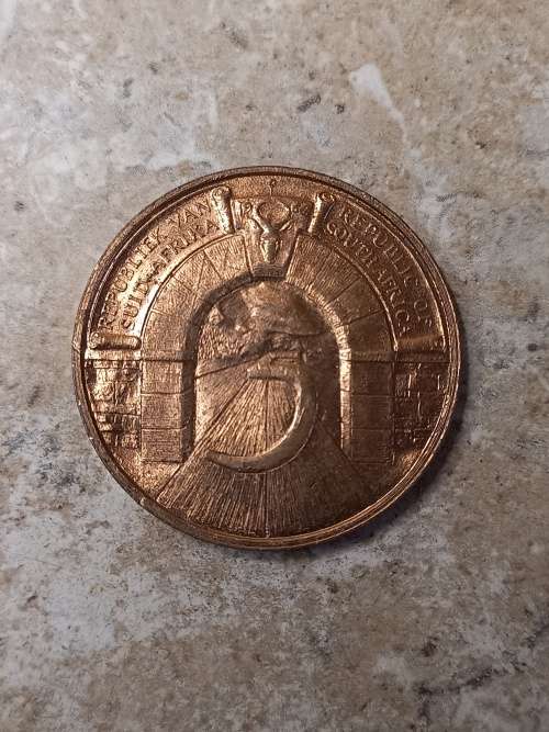 Johannesburg medal