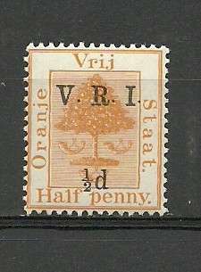 ORANGE FREE STATE V.R.I. RAISED DOT MM