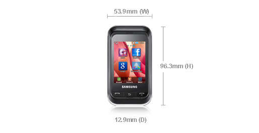 SAMSUNG CHAMP Touch GT - C3300I
