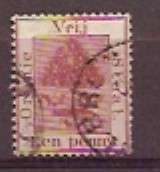ORANGE FREE STATE 1 PENNY STAMP USED