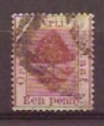 ORANGE FREE STATE 1 PENNY STAMP USED