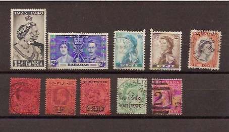 WORLD MIX STAMPS USED