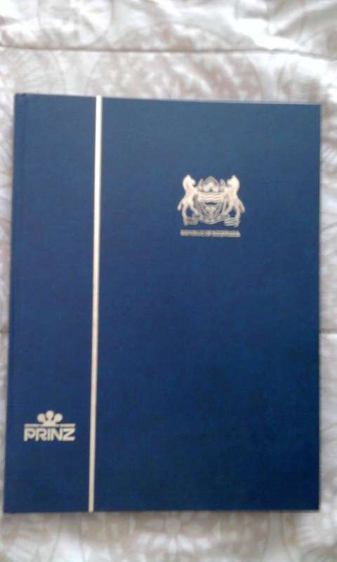 PRINTZ STOCKBOOK 16 PAGES 32 SIDES WHITE PAGES SECONDHAND